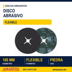 Disco Abrasivo Flexible C180mm.
