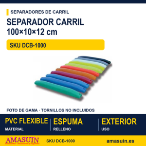 Separador Carril M1000 100x10x12cm