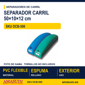 Separador Carril M500 50x10x12cm