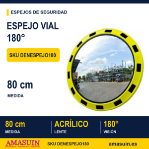Espejo Vial Especial de Ø80cm 180 grados.