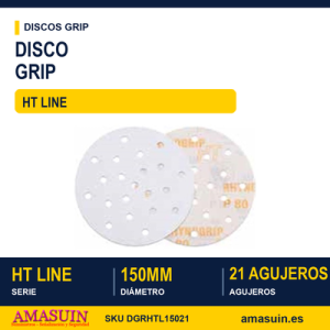Disco Grip Rhynogrip HT Line 150mm. 21 Agujeros.