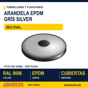 Arandela EPDM Grís Silver