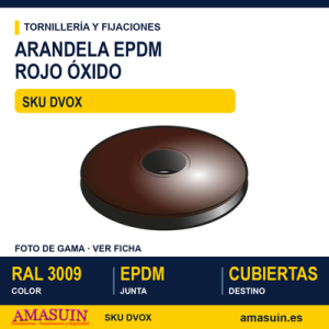 Arandela EPDM Rojo Óxido