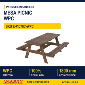 Mesa Picnic – Madera técnica – WPC