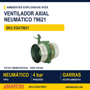 Ventilador Axial Neumático ATEX 79621