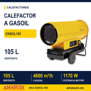 Calefactor Aire Caliente ESKOL105 a Gasoil