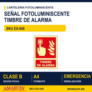 Señal Clase B Timbre de Alarma A4
