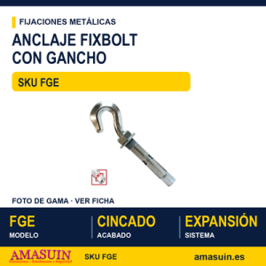 Fixbolt gancho estampado