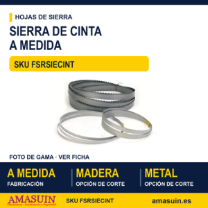 Hojas de Sierra de Cinta a Medida