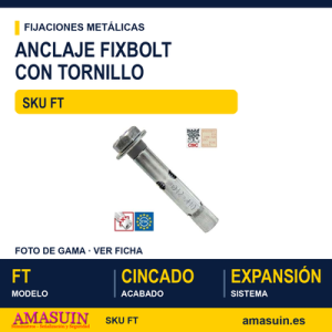 Fixbolt tornillo 8.8 CE OP.12