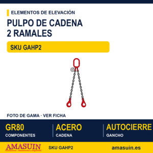 Pulpo de cadena 2 ramales Gr80