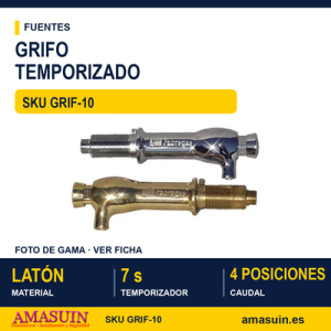 Grifo temporizado Pulido