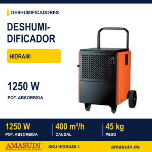 Deshumificador Portátil HIDRA80