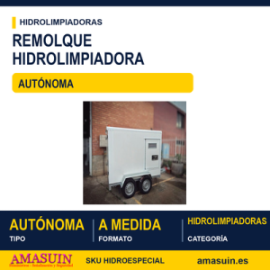 Remolques Hidrolimpiadora Autónoma a Medida