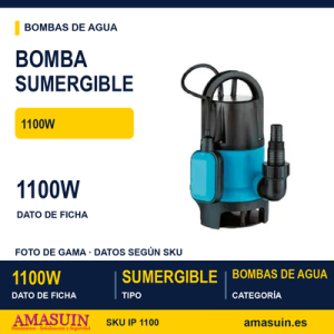 BOMBA SUMERGIBLE 1100 W