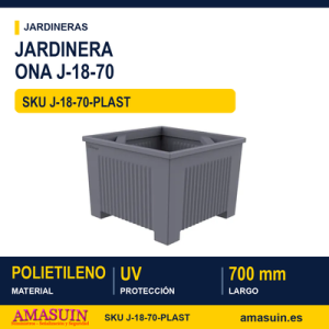 Jardinera Ona J-18-70 – Polietileno