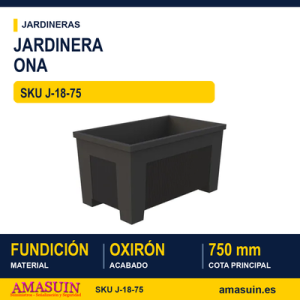 Jardinera Ona 750x450x400mm