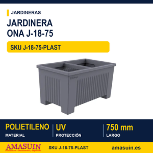 Jardinera Ona J-18-75 – Polietileno