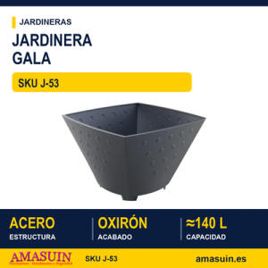 Jardinera Gala en Acero