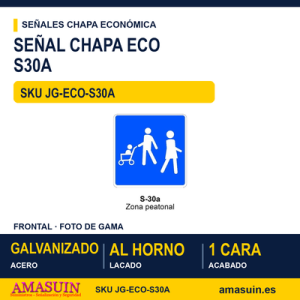 Señal Chapa Económica S30A Modelo S30A