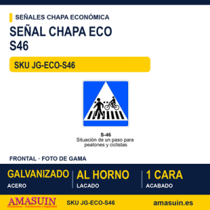 Señal Chapa Económica S46 Modelo S46
