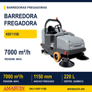 Barredora Fregadora KBF115B a Batería