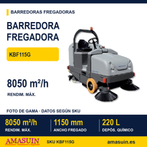 Barredora Fregadora KBF115G a Gas
