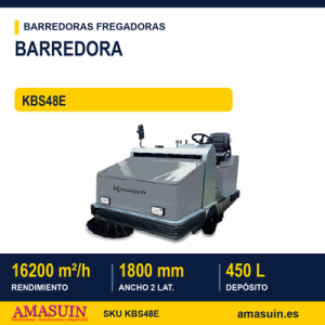 Barredora KBS48E Conductor Sentado a Batería