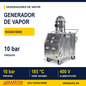 Generador de Vapor KGVAI18000 con Aspiración