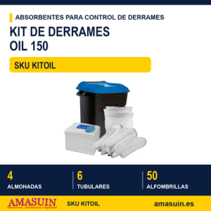 Kit derrames Oil 150