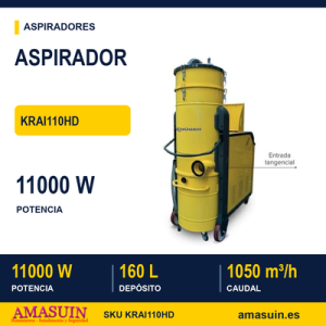 Aspirador KRAI110HD Industrial