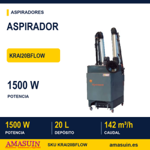 Aspirador KRAI20BFLOW Especial Polvo