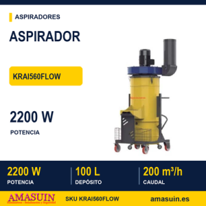 Aspirador KRAI560FLOW Especial Polvo