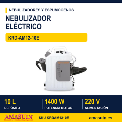 Nebulizador KRD-AM12-10E Eléctrico Mochila 1 Nebulizador KRD-AM12-10E Eléctrico Mochila