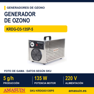 Generador Ozono KRDG-O3-135P-5 Programable