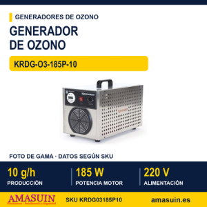 Generador Ozono KRDG-O3-185P-10 Programable