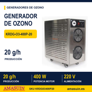 Generador Ozono KRDG-O3-400P-20 Programable