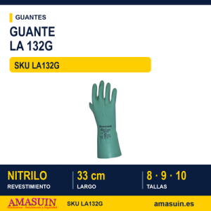 Guante LA 132G de Nitrilo.