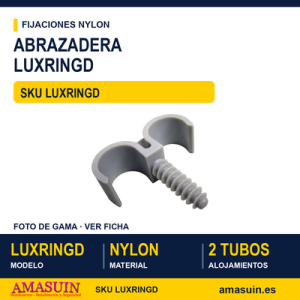 Abrazadera de nylon "LUXRING" doble