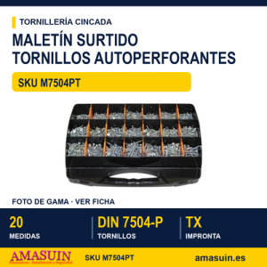 Maletín tornillo DIN 7504-P TX