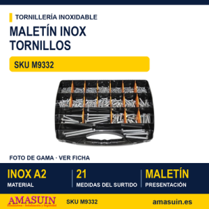 Maletín tornillo DIN 933 Inoxidable A2