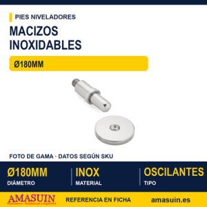 Macizos Inoxidables Oscilantes MIO Ø180mm