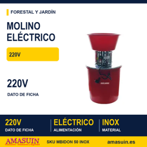 MOLINO ELECTRICO 220V INOX