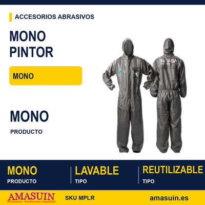 Mono Pintor Lavable Reutilizable. 1 Mono Pintor Lavable Reutilizable.