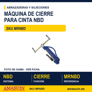 Máquina de cierre para cinta NBD
