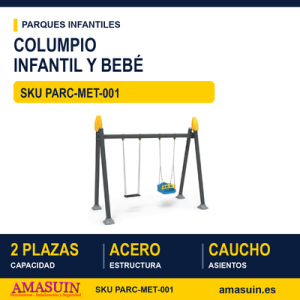 COLUMPIO 2 PLAZAS INFANTIL/ BEBE METAL
