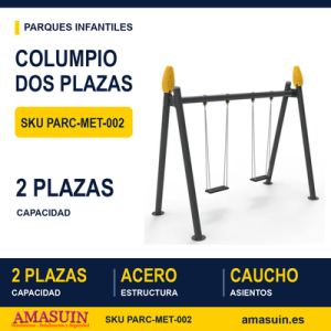 COLUMPIO 2 PLAZAS MIXTO – METAL