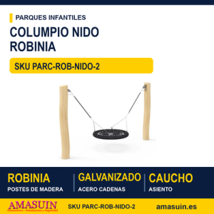 COLUMPIO NIDO2 con Madera de Robinia