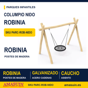 COLUMPIO NIDO con Madera de Robinia