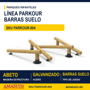 LÍNEA PARKOUR – BARRAS SUELO